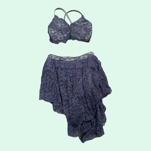 blue lace lyrical costume